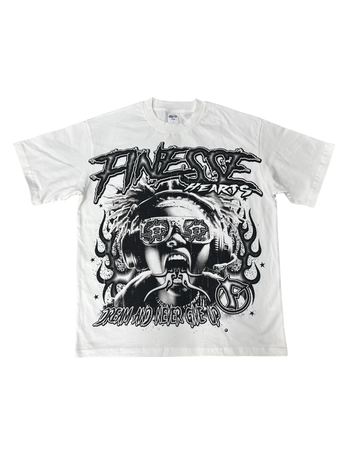 Dream and Never Give Up Shirt front