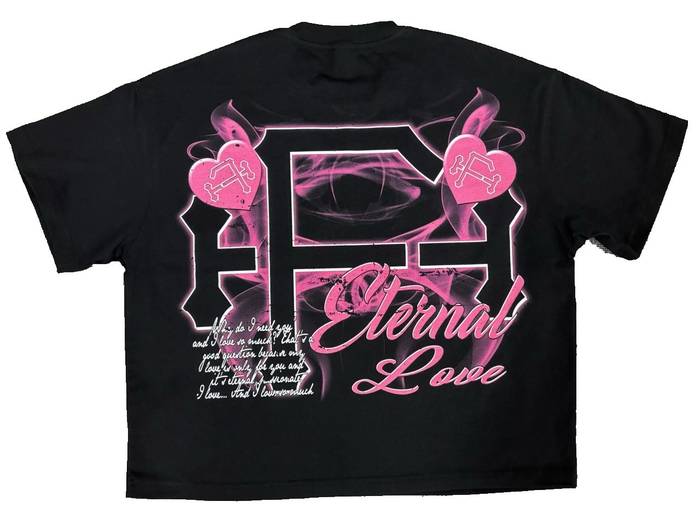 Eternal Love Crop Tee back